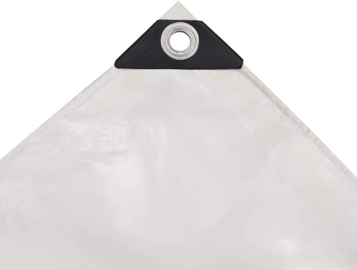 vidaXL Abdeckplane PVC 650g/m² 3x4m Weiss LKW Plane Schutzplane Gewebeplane 3 x 4 m Weiss, 3 x 4 m W
