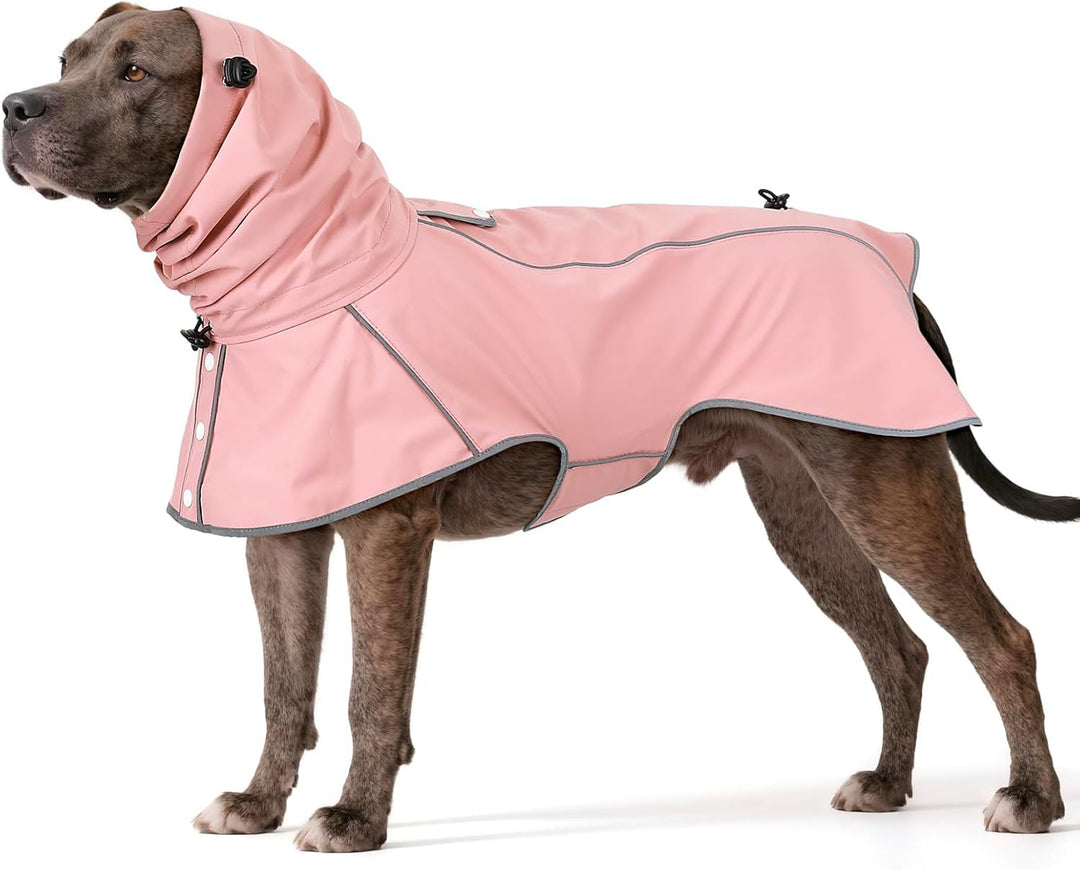 Hunderegenmantel - Wasserdichter Regenjacke für Hunde, Einstellbare Regenmantel für Mittlere, Grosse