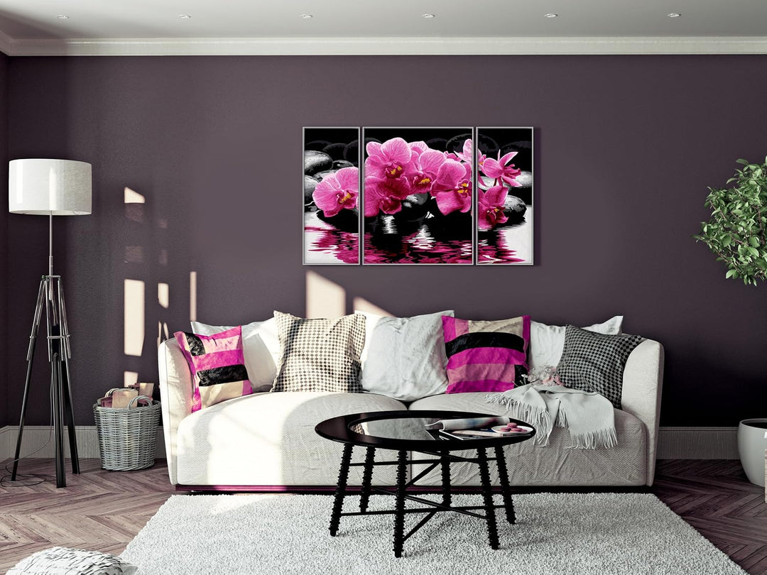 Schipper 609260603 Malen nach Zahlen, Orchideen - Bilder malen für Erwachsene, inklusive Pinsel und
