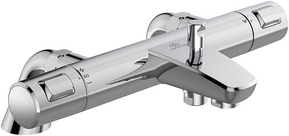 Ideal Standard A7207AA Ceratherm T25 Mischbatterie für Badewanne und Dusche, Chrome Ceratherm T25 Th