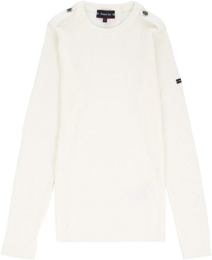 Armor Lux Damen Pull Marin Redon Femme Pullover 3XL Milk, 3XL Milk