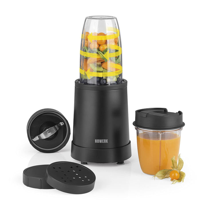 Nutrition Mixer in der Midnight Edition | Standmixer für Smoothies und Cocktails, Ice Crush Funktion