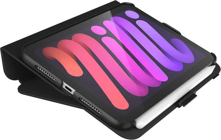 Speck Products Balance Folio iPad mini (2021) Hülle und Ständer, Schwarz/Schwarz schwarz / schwarz,