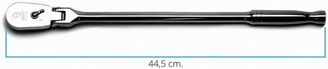Capri Tools Ratsche True 72Z 5-Grad-Schwingbogen, CP12500FX, 1/2" Drive/Flex-Head Low Profile 1/2" D