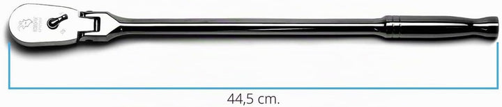 Capri Tools Ratsche True 72Z 5-Grad-Schwingbogen, CP12500FX, 1/2" Drive/Flex-Head Low Profile 1/2" D
