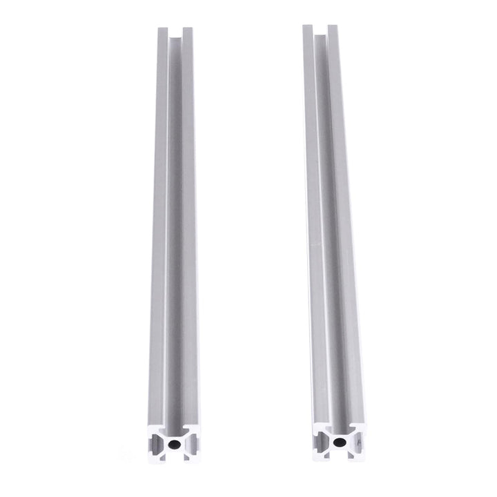 CNCMANS Aluminiumprofil Extrusions 2 Stück 800mm 2020 Alu Profil T-Typ silber eloxier Europäischer S