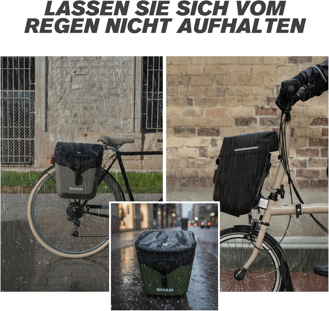 SHAD Bike Box Rain Hood - Wasserdichte Abdeckung für Bike Box 20L | Schutzabdeckung mit reflektieren