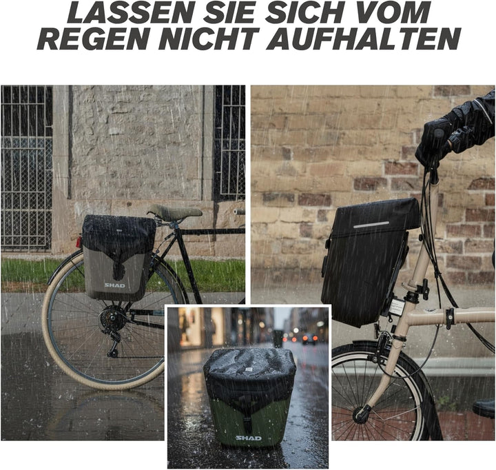 SHAD Bike Box Rain Hood - Wasserdichte Abdeckung für Bike Box 20L | Schutzabdeckung mit reflektieren