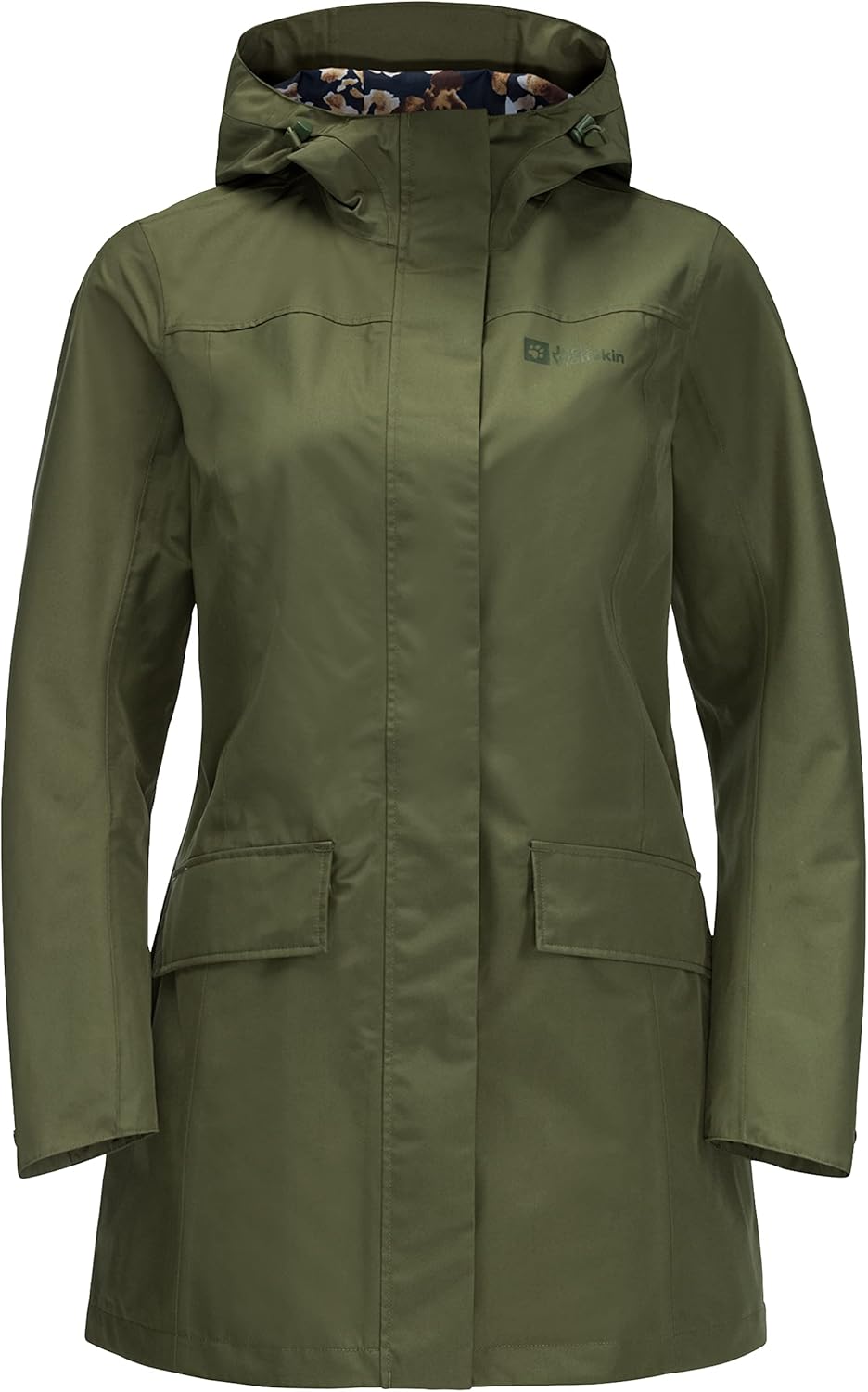 Jack Wolfskin Damen Cape York Paradise Coat W Mantel, XS greenwood