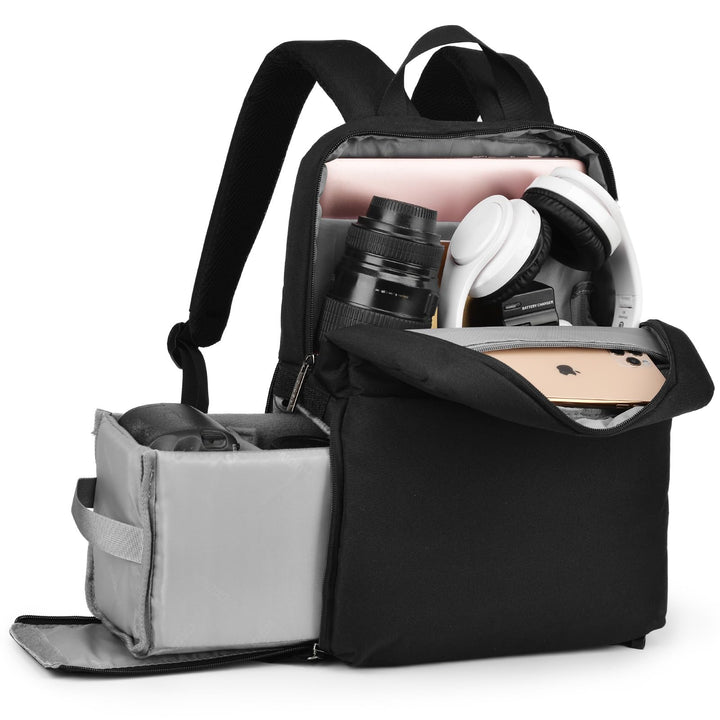 CADeN Kamerarucksack, Wasserdicht Kameratasche Dual Use SLR Bag Diebstahl Fotorucksack Kompatibel mi