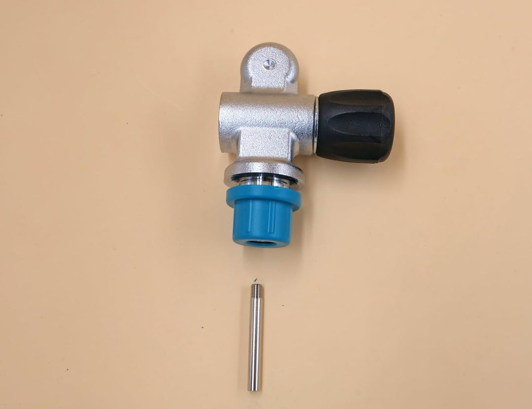 HighTechDiving LA Monoventil Druckluft G5/8" 230bar Links, M25x2 - erweiterbar G5/8