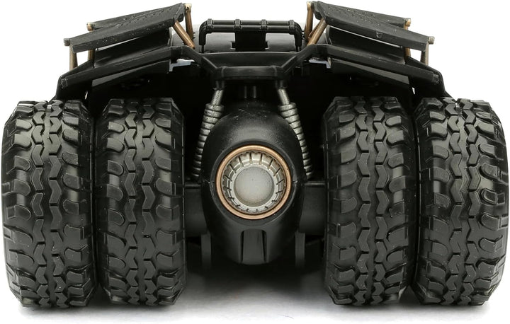 Jada Toys 253215005 The Dark Knight Batmobil, hochdetailiertes 1:24 Modellauto inkl. Batman Figur, C