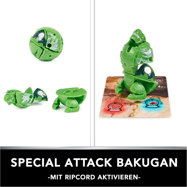 BAKUGAN Training Set mit Titanium Trox, im Dino-Clan-Motiv, individualisierbare Actionfigur, Sammelk