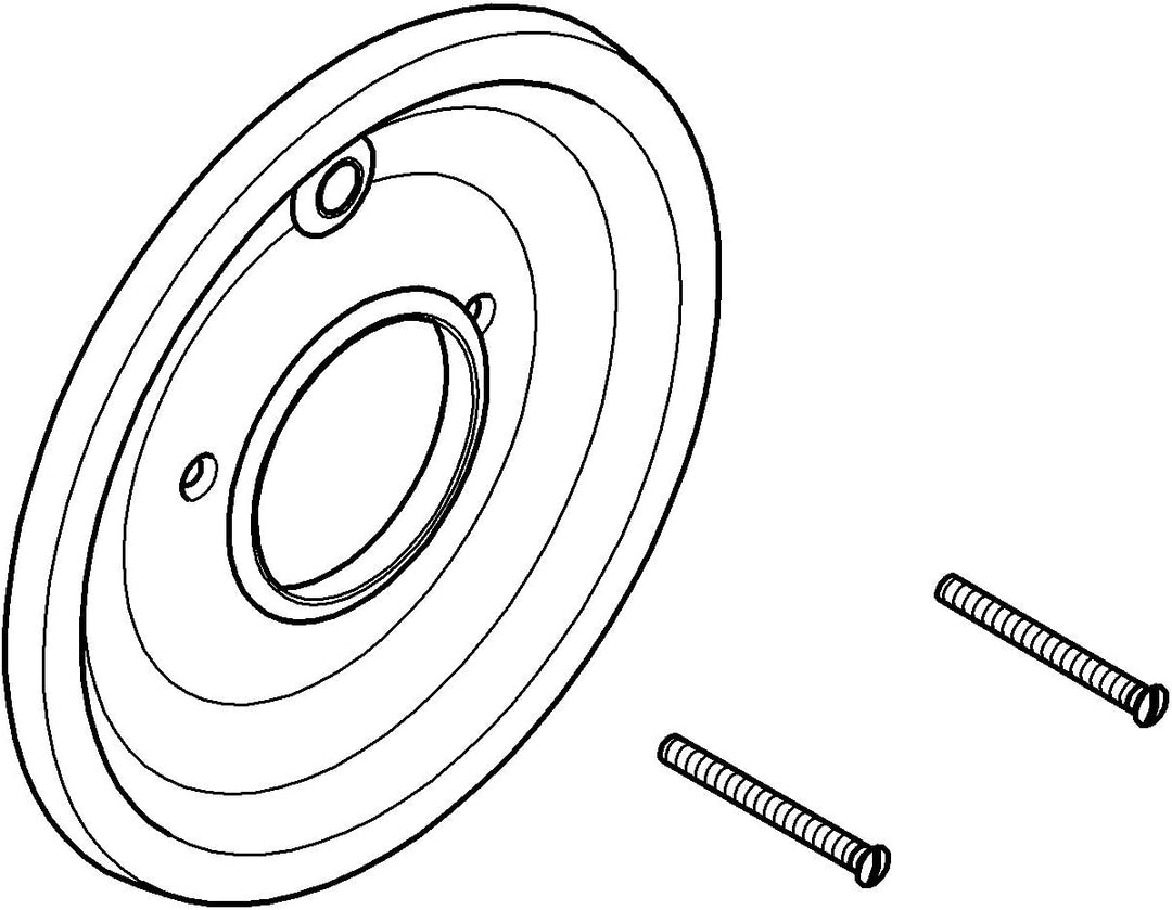 GROHE Rosette Ø170 (Einlochmontage, mit Wassersparfunktion, Bedienungshebel aus Metall, Herstellerga