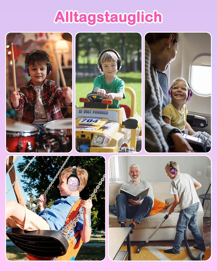 ZOHAN 030 Gehörschutz Kinder 2er Pack,Lärmschutz Kopfhörer Kinder mit Autismus, ohrenschützer kinder