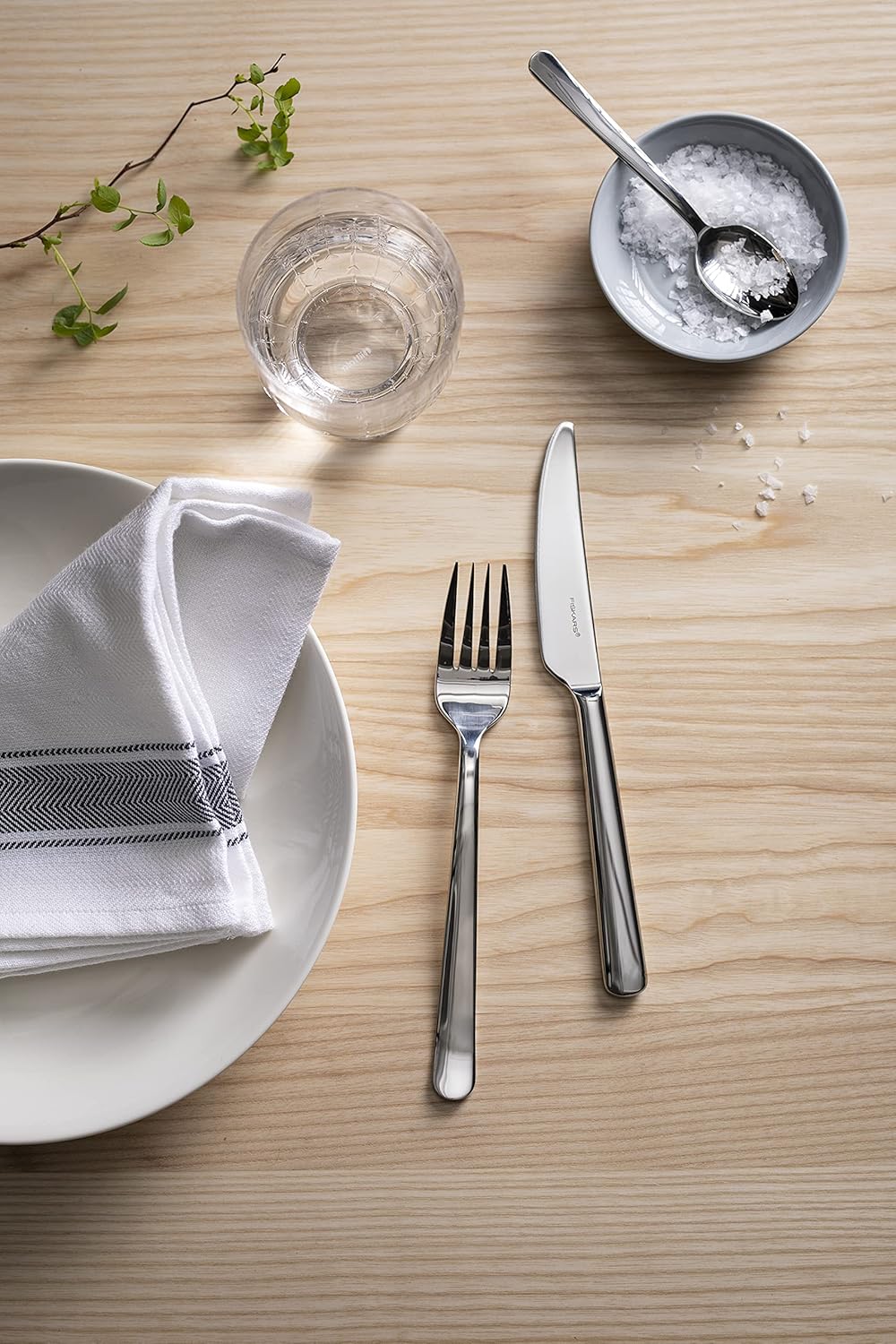 Fiskars Besteck-Set, 24-teilig, Qualitätsstahl, Silber/Poliert, Functional Form, 1002949 Besteck-Set