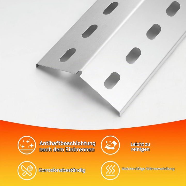 33,5 x 12cm Edelstahl Brennerabdeckung für Enders San Diego 3, Enders San Diego Evo,Brennerabdeckung