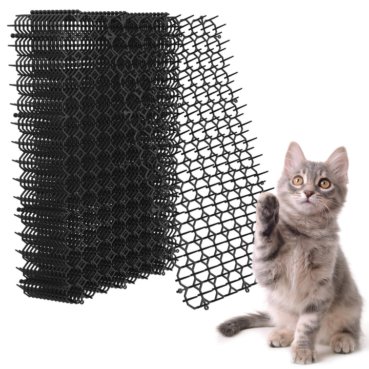 Kyrieval Dornengitter Tier-Barriere Garten Katze Tierabwehr Scat Spike Matte, 12 Pack 40 x 20 cm Ant