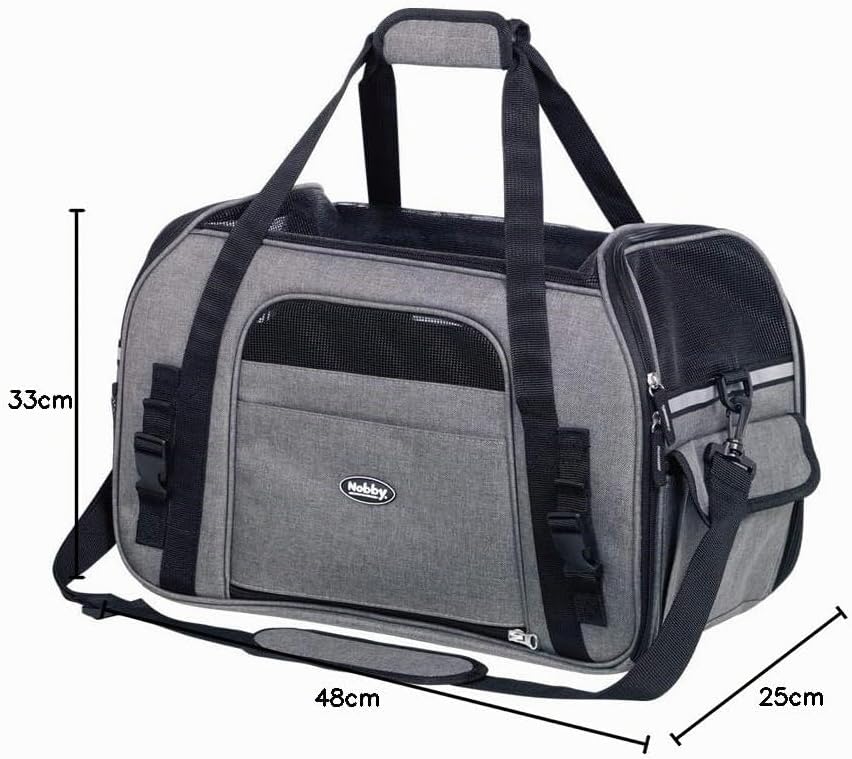 Nobby Tasche Lujan grau L: 48 x 25 x 33 cm