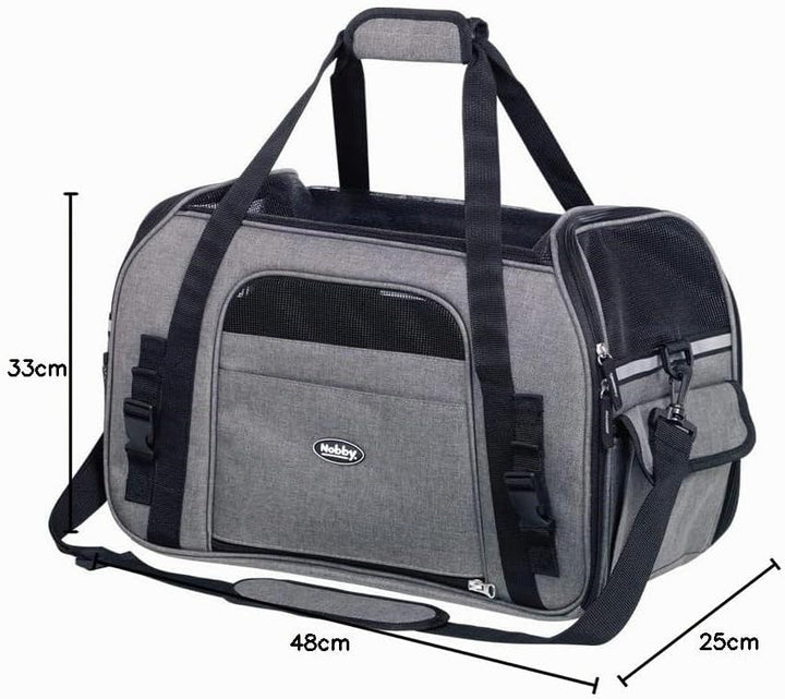 Nobby Tasche Lujan grau L: 48 x 25 x 33 cm