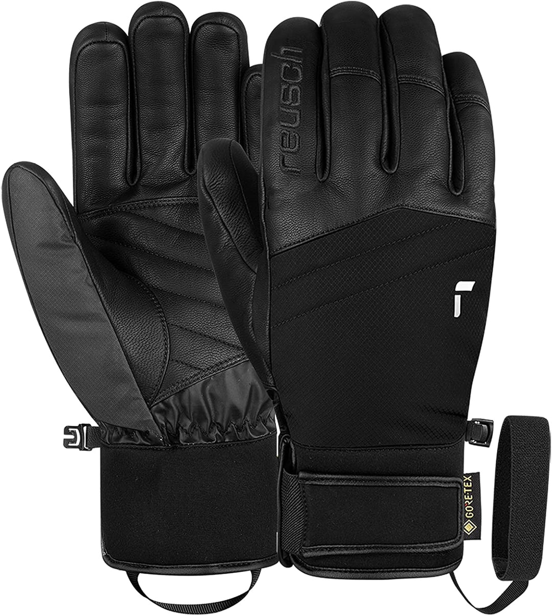 Reusch Herren Snow Pro Gore-tex extra Warmer, wasserdichter und atmungsaktiver Skihandschuh 8.5 Schw