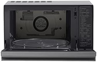 LG Electronics MJ 3965 ACS Mikrowelle / 54.4 cm/Garprogramme mit Gewichtsautomatik/schwarz mit Edels