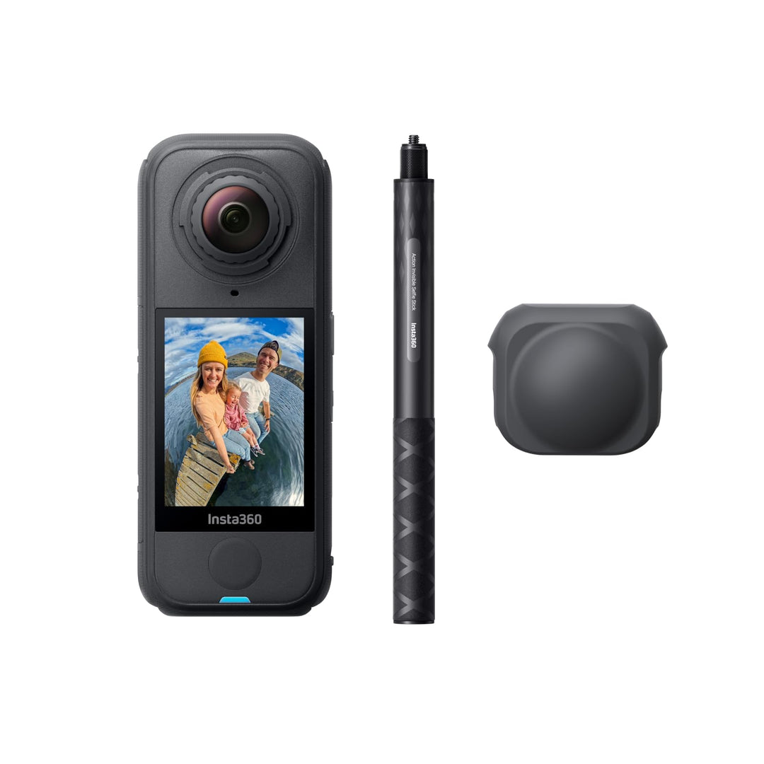 Insta360 X4 Air Snowboard-Bundle – 165 g leichte, wasserdichte 8K 360°-Kamera, Unsichtbarer Selfie-S