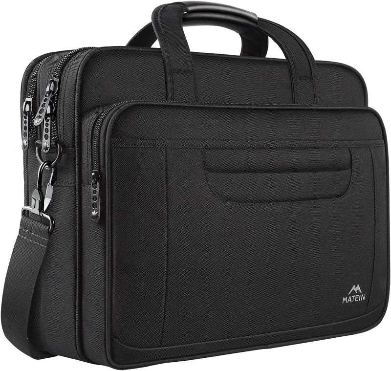 MATEIN Laptoptasche 15,6 Zoll, Laptop Tasche Aktentasche Herren Notebook, Computer Tasche Multifunkt