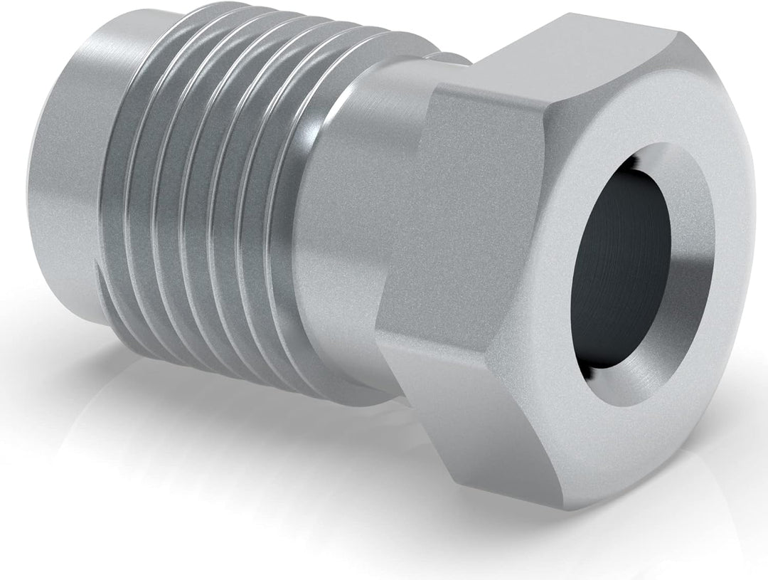100x Verschraubung M10 x 1 für Bremsleitung 4,75 mm Bördel E Typ D Profi Verbinder DIN/ISO 1651 konf