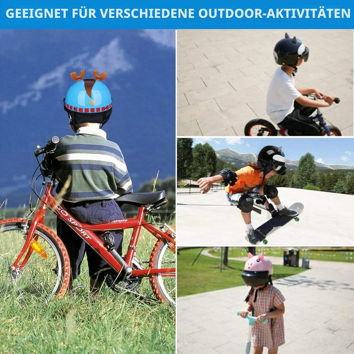 Galatée Fahrrad-Helm Kinder-Jugend-helme, Radhelm Radsport Skateboard Inline-Skate BMX Scooter Ausge