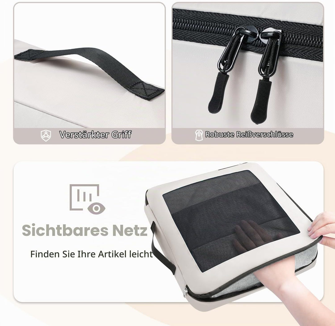 Packing Cubes for Suitcase 8 Set, Leichtgewichtige Gepäck Packing Organizer Packing Cubes für Reisez