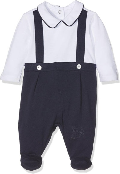 Chicco Baby-Jungen 09021442000000 Playsuit, Blau (Dark Blue 088), 68 cm