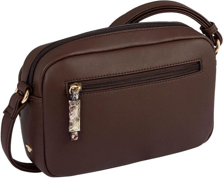 Tom Tailor Acc Damen Esta Umhängetasche, Snake Braun