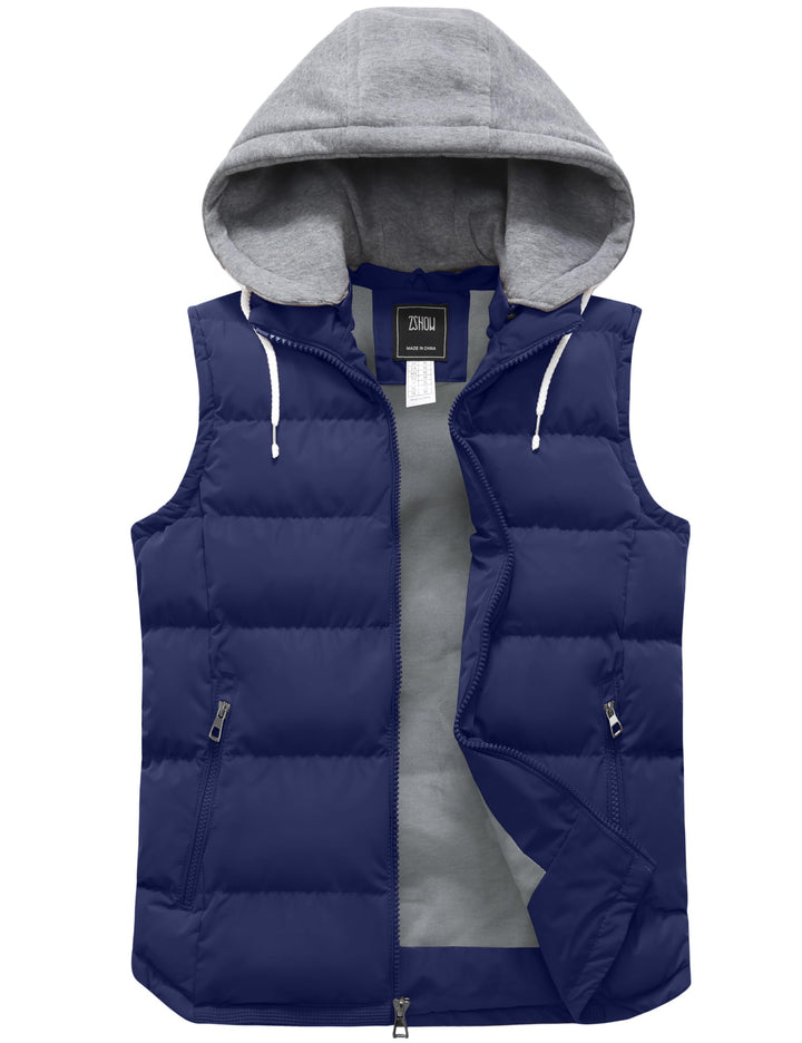 ZSHOW Herren Winter Weste Gesteppte Polsterung Puffer Ärmellos Jacke Warme Outdoor Weste Körperwärme