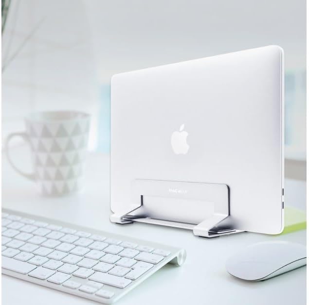 Macally VCSTANDA Aluminium, vertikaler Notebook Ständer für Apple MacBook, MacBook Air, MacBook Pro
