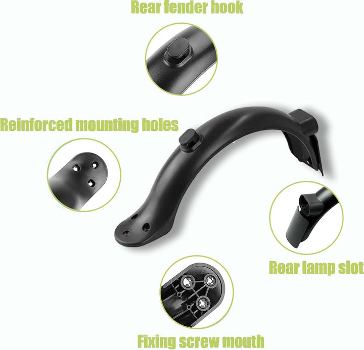 Premium Schutzblech Set für E-Scooter – Kompatibel mit Xiaomi M365, 1S, Pro, Pro 2, Mi3 & Scooter 3