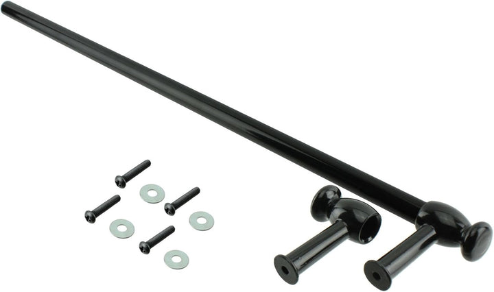 Spares2go 'Cut to size' Steel Towel Rail / Door Handle For New World Oven Cookers (Black) by Spares2