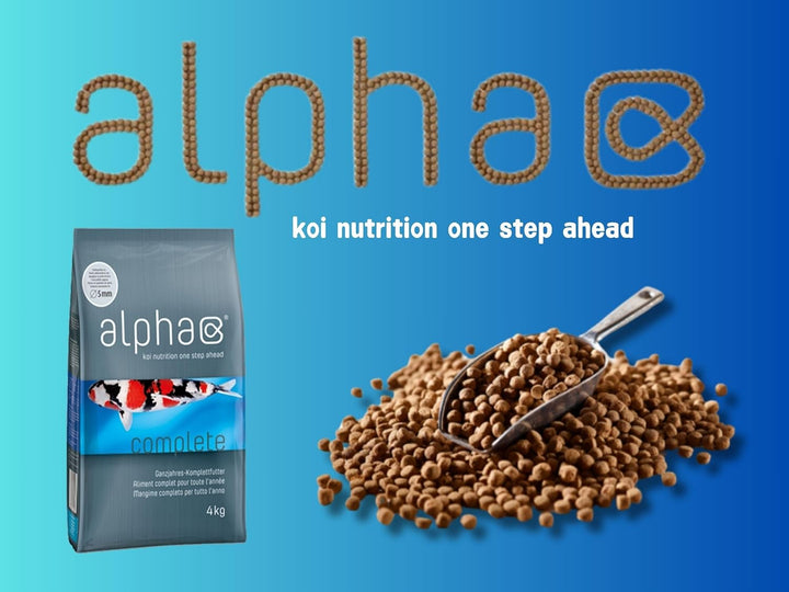alpha Koifutter Complete 4kg - 3 mm - koinutrition one Step Ahead - Schwimmfutter Ganzjahresfutter f