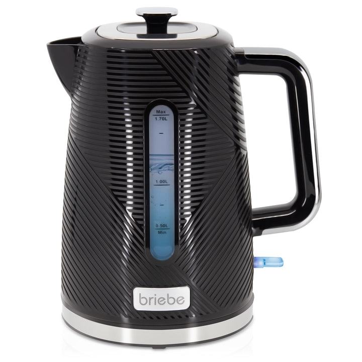 briebe Elegance Wasserkocher 1,7L Elektrischer Teekocher 2200W Schnell Aufheizender, BPA-frei, 360°