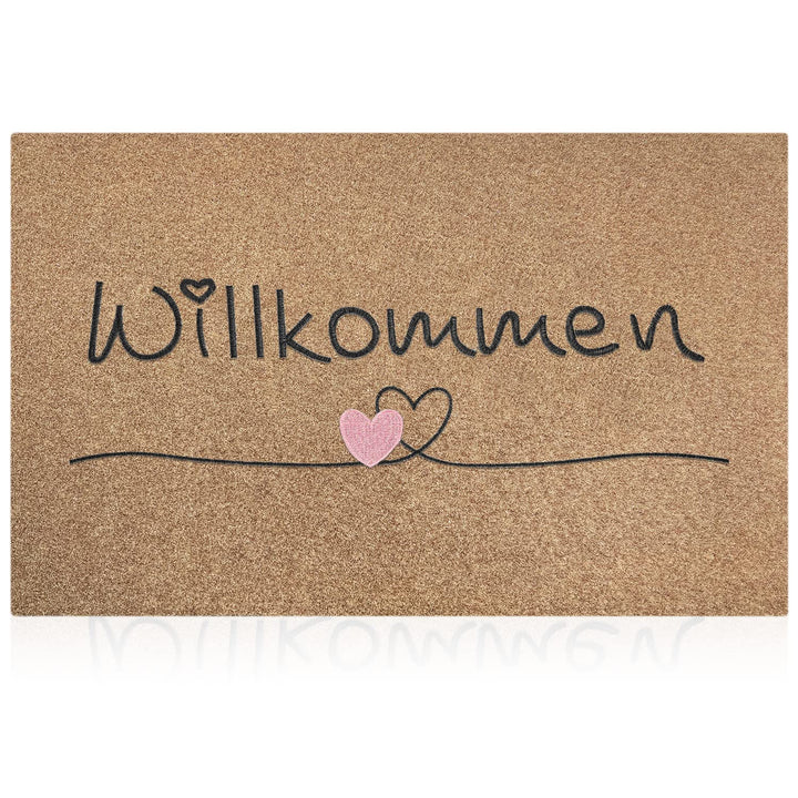 AAZZKANG Fussmatten 90 x 60 cm für den Aussenbereich mit strapazierfähiger Rutschfester Gummiunterse