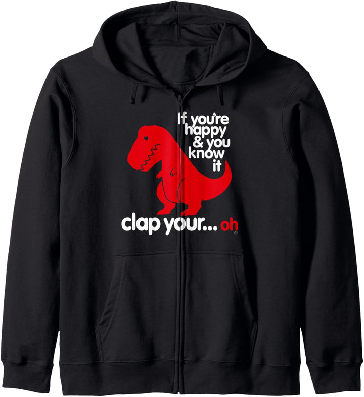 Trauriger T-Rex Kapuzenjacke