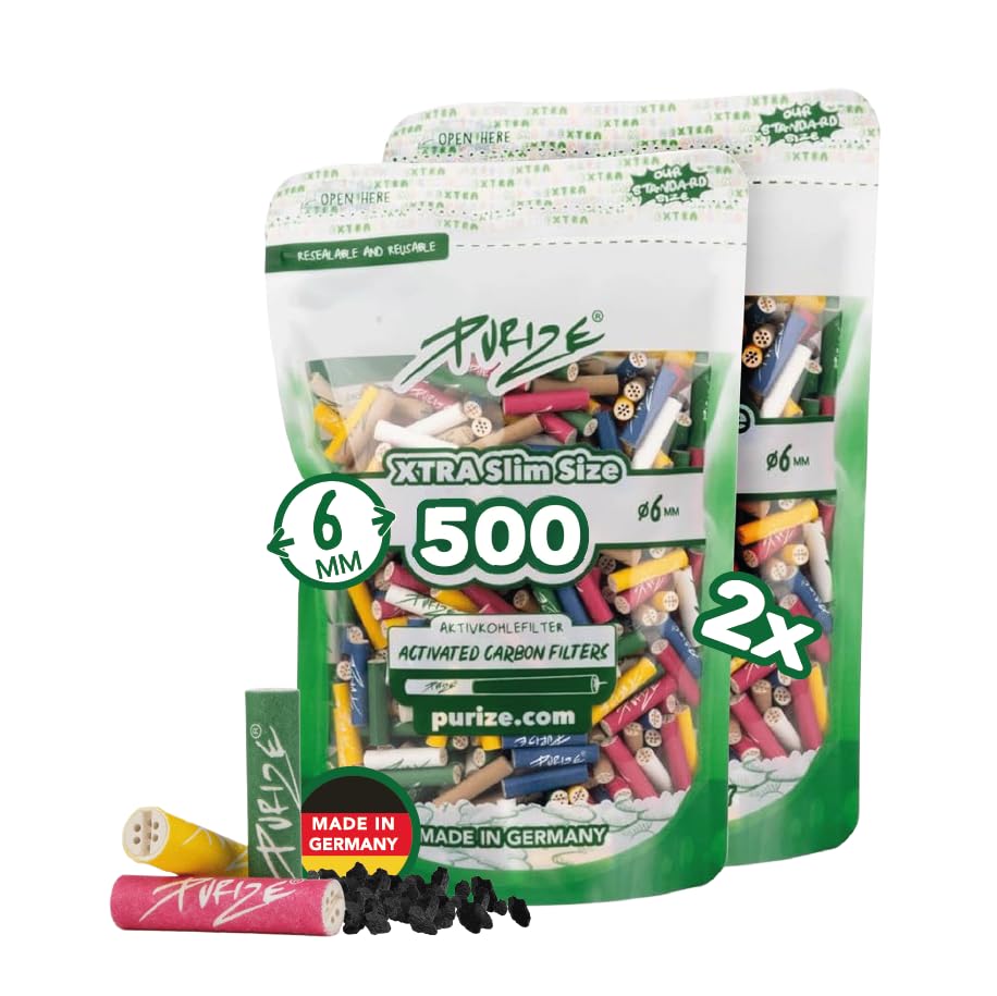 1000 PURIZE® XTRA Slim Size Mega-Pack - Dein bunter Vorrat für endlosen Genuss!, 1000