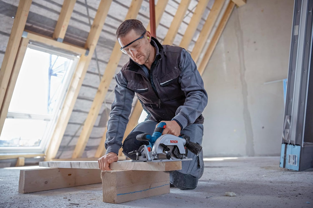 Bosch 1x Sparrenriegel für GKS 18V-57-2 Kreissägen (für das sichere Aufhängen des Werkzeuges, Profes
