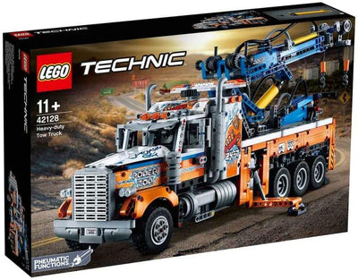 LEGO 42128 Technic Schwerlast-Abschleppwagen, Modellbauset, Technik für Kinder, Kran-Spielzeug, Gesc