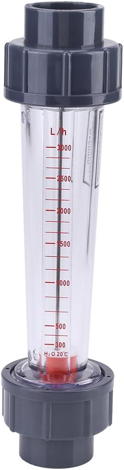 Durchflussmesser-Rotameter Kunststoffrohr Typ LZS-25 Durchflussmesser 300-3000L/H Wasser-Rotameter