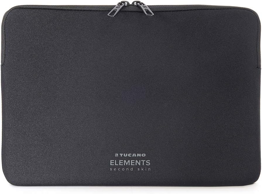 Tucano Second Skin New Elements Neopren Hülle für 30,5 cm (12 Zoll) Apple MacBook schwarz