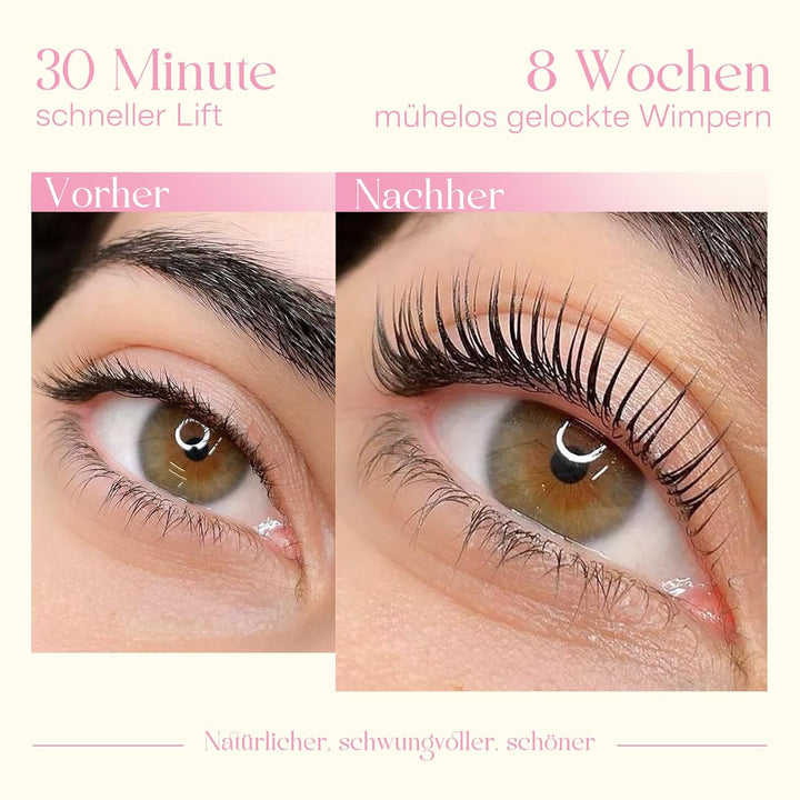CALAILIS Wimpernlifting Set und Augenbrauenfarbe Set, 2-in-1 Lash Lifting und Brow Tint Kit für Natü