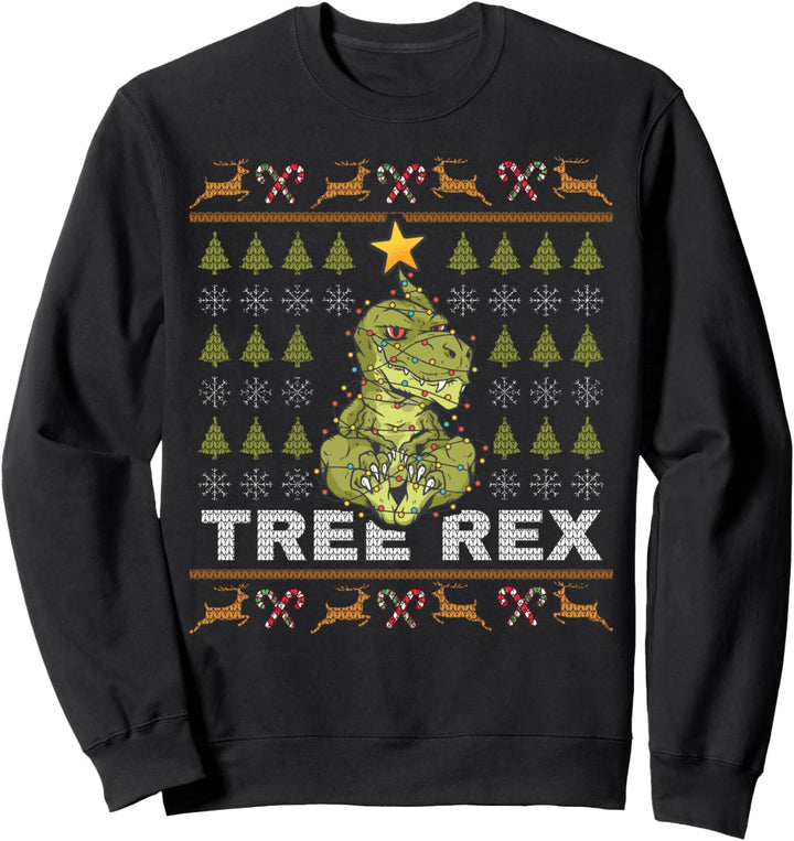 Tree Rex I Ugly Christmas Sweater Sweatshirt