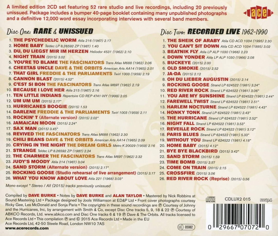 Hurricane Force! Rare, Live & Unissued, Audio-CD