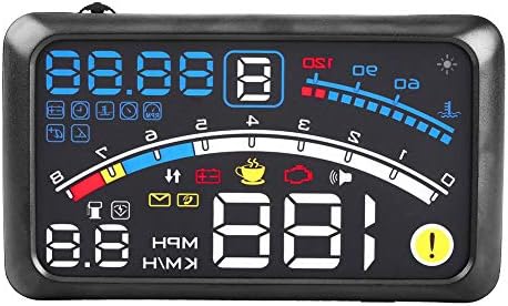 HUD Head Up Display OBD2, Universal HUD Headup Display Auto Für Auto Mit OBD II Port EUOBD Plug & Pl